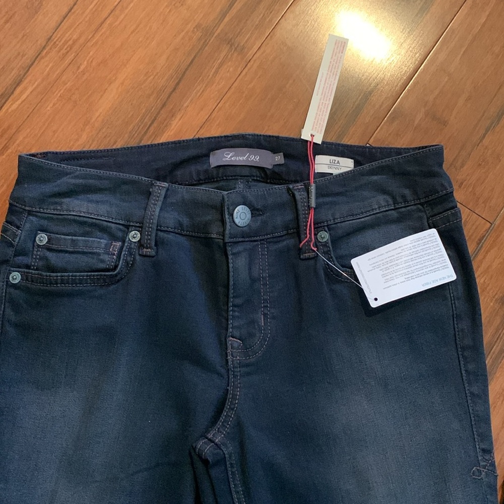 NWT Women's Level 99 dark wash jeans